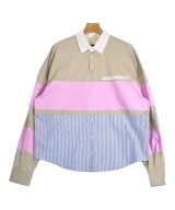 DSQUARED（ディースクエアード）カジュアルシャツ ベージュ サイズ:S メンズ/2200651469098