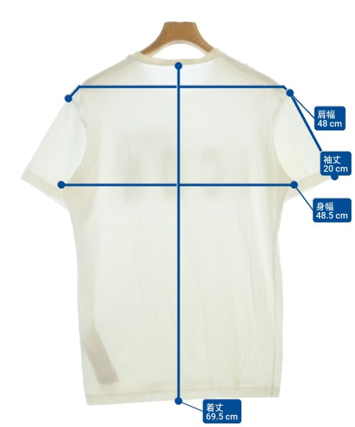 DSQUARED（ディースクエアード）Tシャツ・カットソー 白 サイズ:M メンズ/2200642858108