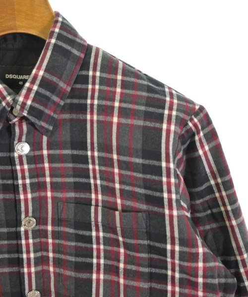 DSQUARED（ディースクエアード）カジュアルシャツ グレー サイズ:46(M位) メンズ/2200640042387
