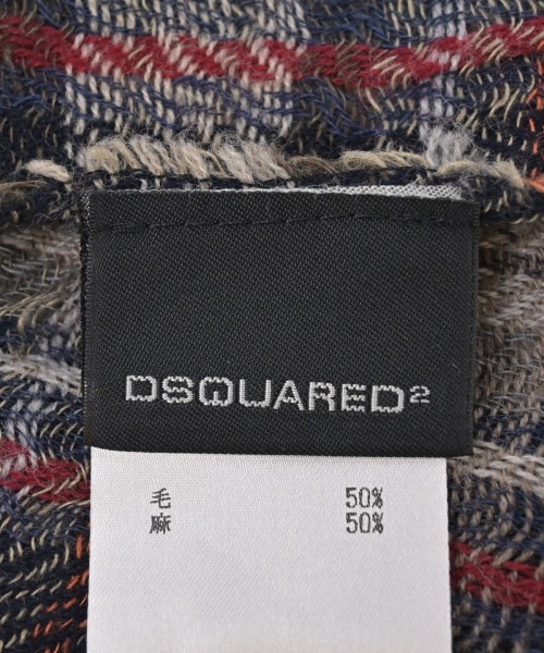 DSQUARED（ディースクエアード）ストール グレー サイズ:- レディース/2200646709192