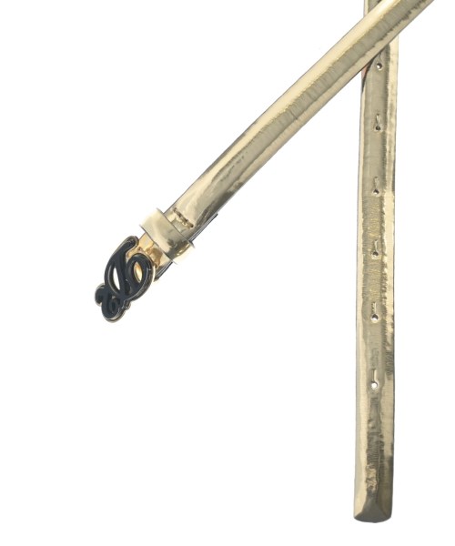 DSQUARED（ディースクエアード）ベルト ゴールド サイズ:M レディース/2200646709277