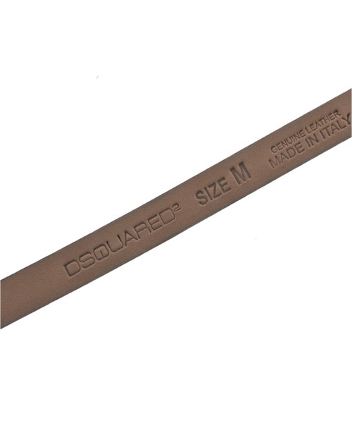 DSQUARED（ディースクエアード）ベルト ゴールド サイズ:M レディース/2200646709277