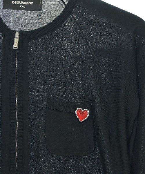 DSQUARED（ディースクエアード）カーディガン 黒 サイズ:XXS レディース/2200701459031