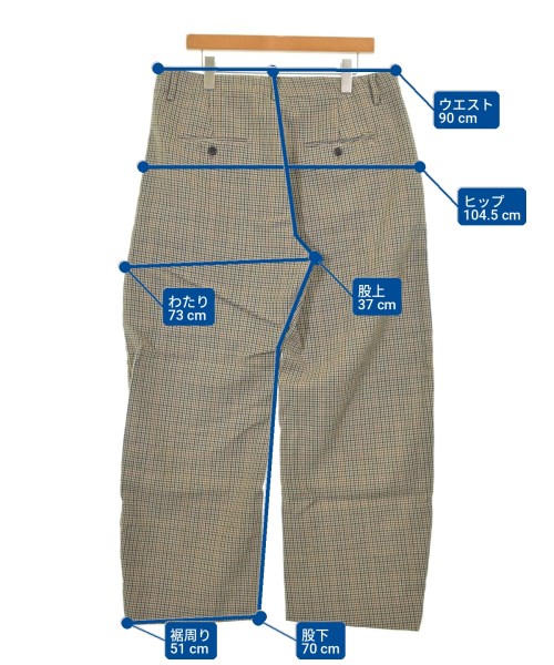 DSQUARED（ディースクエアード）スラックス ベージュ サイズ:52(XXL位) メンズ/2200702186080