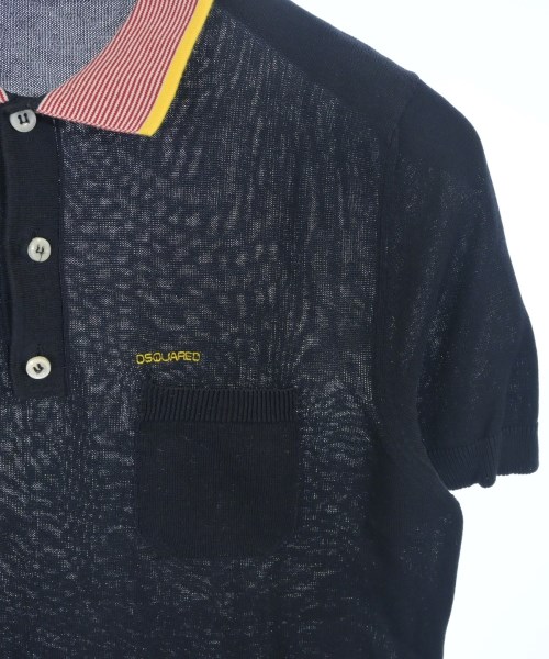 DSQUARED（ディースクエアード）ポロシャツ 紺 サイズ:M メンズ/2200702447532