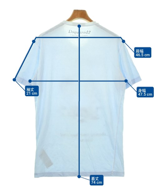 DSQUARED（ディースクエアード）Tシャツ・カットソー 青 サイズ:M メンズ/2200702258084