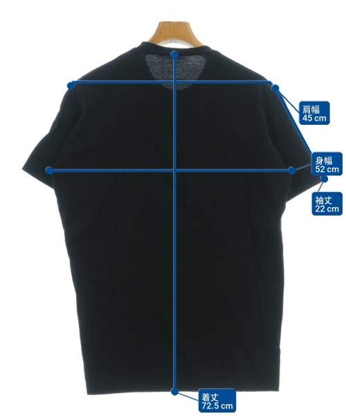DSQUARED（ディースクエアード）Tシャツ・カットソー 黒 サイズ:L メンズ/2200705849050