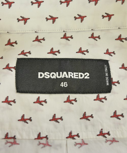 DSQUARED（ディースクエアード）カジュアルシャツ 白 サイズ:46(M位) メンズ/2200704297715