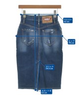 DSQUARED（ディースクエアード）ひざ丈スカート 紺 サイズ:38(S位) レディース/2200708130063