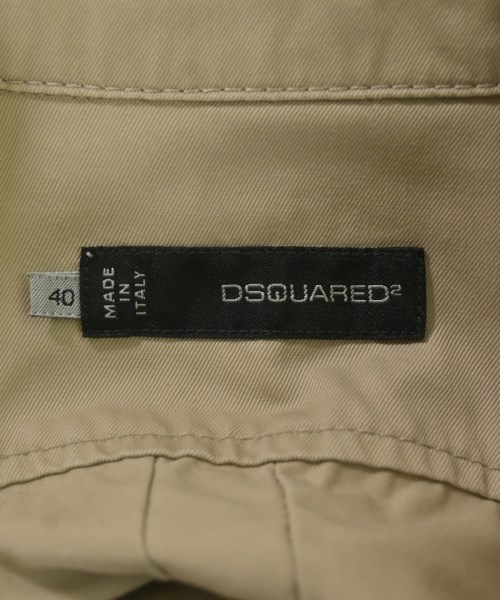 DSQUARED（ディースクエアード）カジュアルシャツ ベージュ サイズ:40(M位) レディース/2200708802021