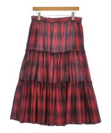 DSQUARED（ディースクエアード）ロング・マキシ丈スカート 赤 サイズ:42(M位) レディース/2200708877036