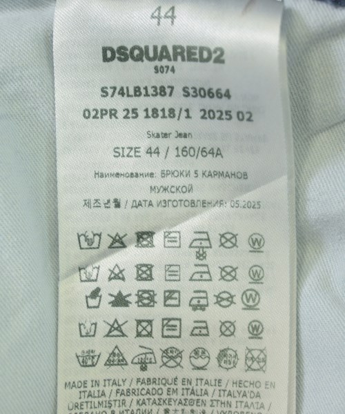 DSQUARED（ディースクエアード）デニムパンツ 紺 サイズ:44(L位) レディース/2200709291015