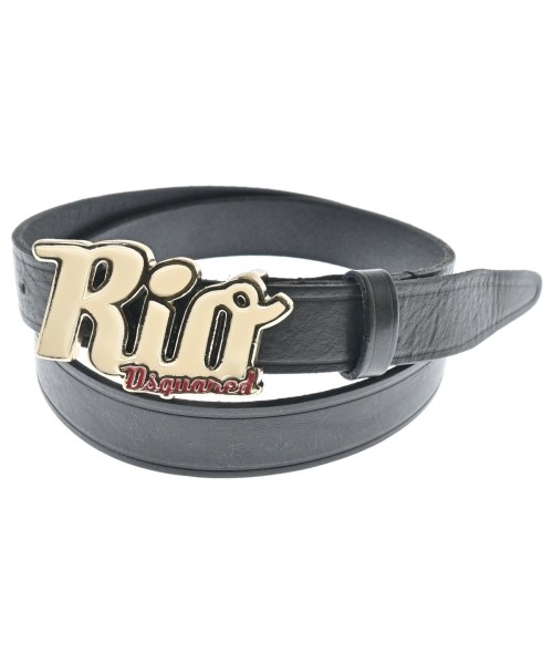 DSQUARED(ディースクエアード)ベルト 黒 サイズ:-/2200653998077