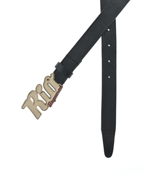 DSQUARED（ディースクエアード）ベルト 黒 サイズ:- レディース/2200653998077