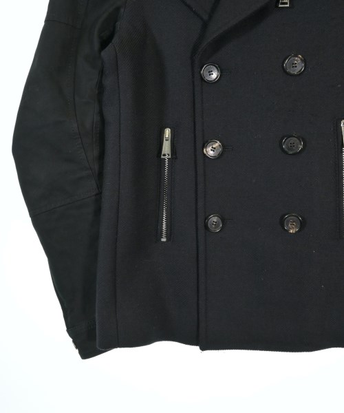 DSQUARED（ディースクエアード）ピーコート 黒 サイズ:44(S位) メンズ/2200665758102