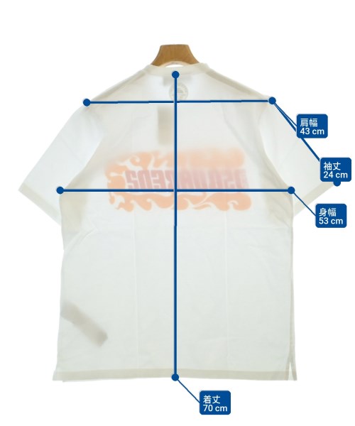 DSQUARED（ディースクエアード）Tシャツ・カットソー 白 サイズ:XS メンズ/2200641209024
