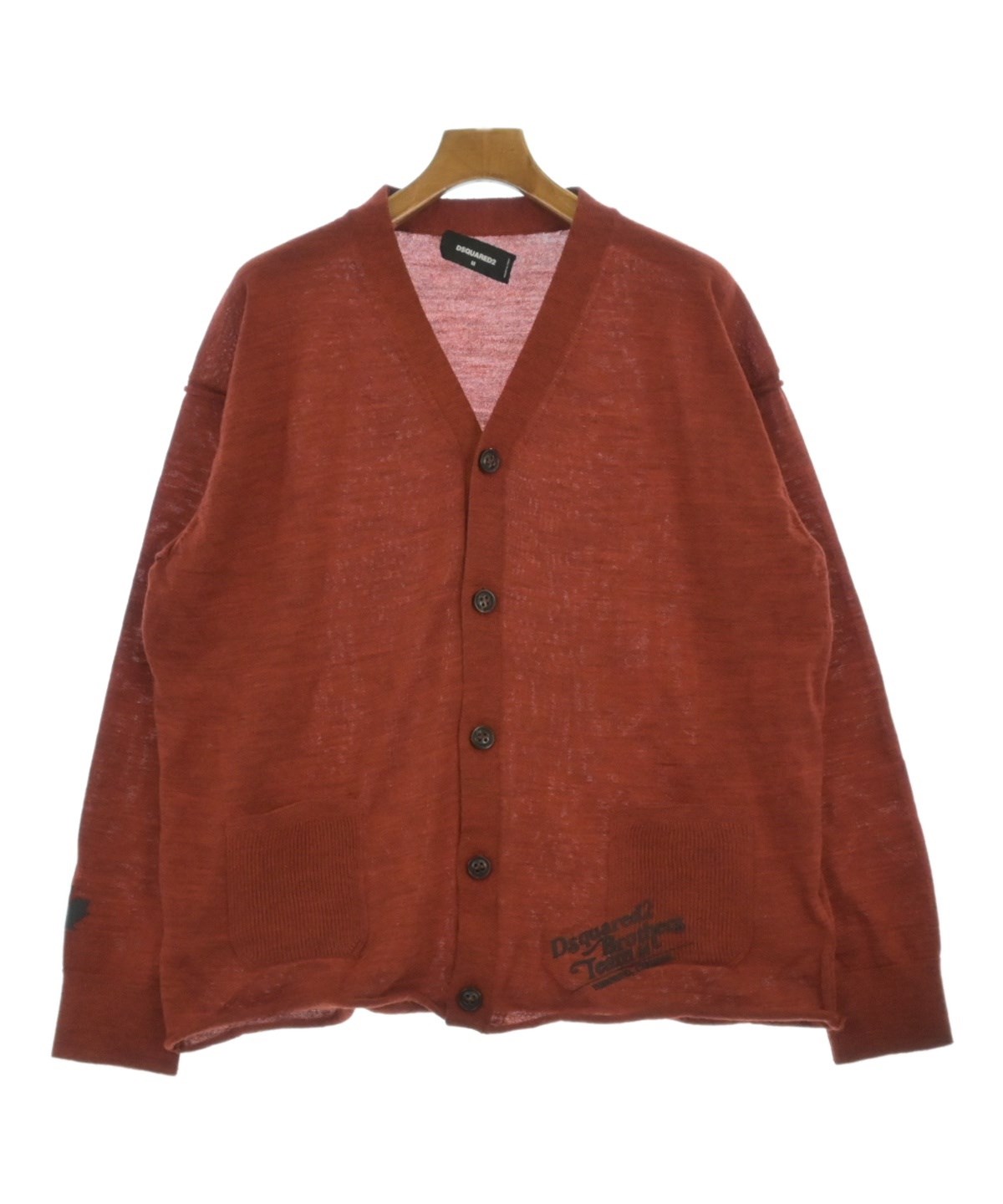 DSQUARED（ディースクエアード）カーディガン オレンジ サイズ:M