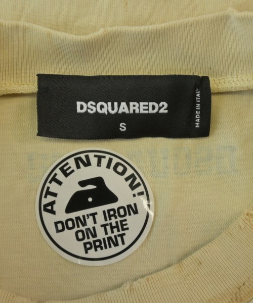 DSQUARED（ディースクエアード）Tシャツ・カットソー ベージュ サイズ:S メンズ/2200641209086