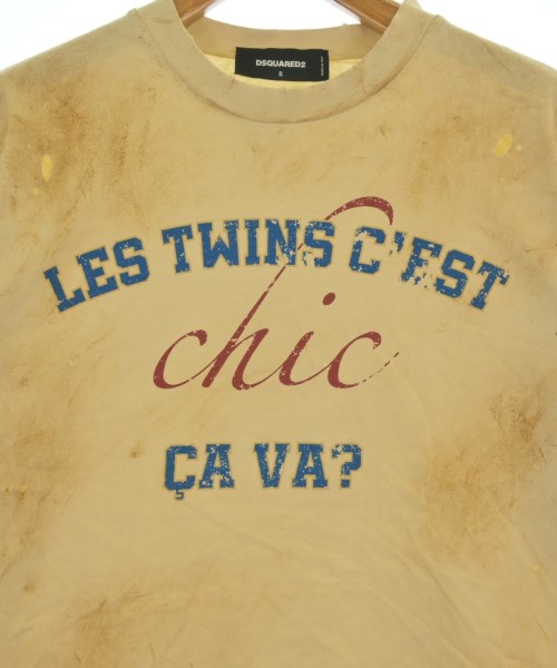 DSQUARED（ディースクエアード）Tシャツ・カットソー ベージュ サイズ:S メンズ/2200641209086