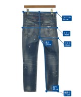 DSQUARED（ディースクエアード）デニムパンツ 青 サイズ:34(XXS位) レディース/2200667431010