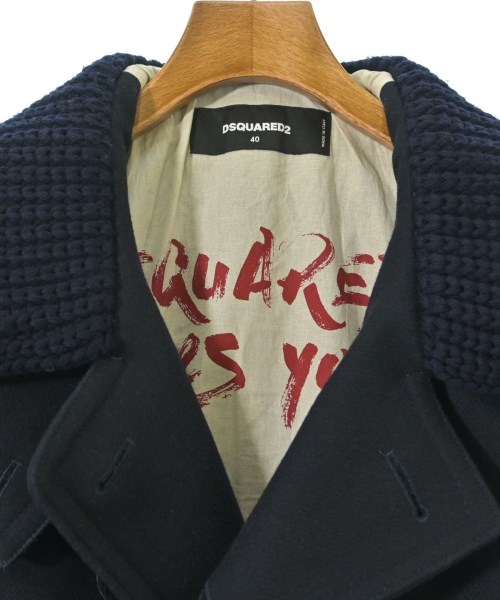 DSQUARED（ディースクエアード）ピーコート 紺 サイズ:40(M位) レディース/2200658386015