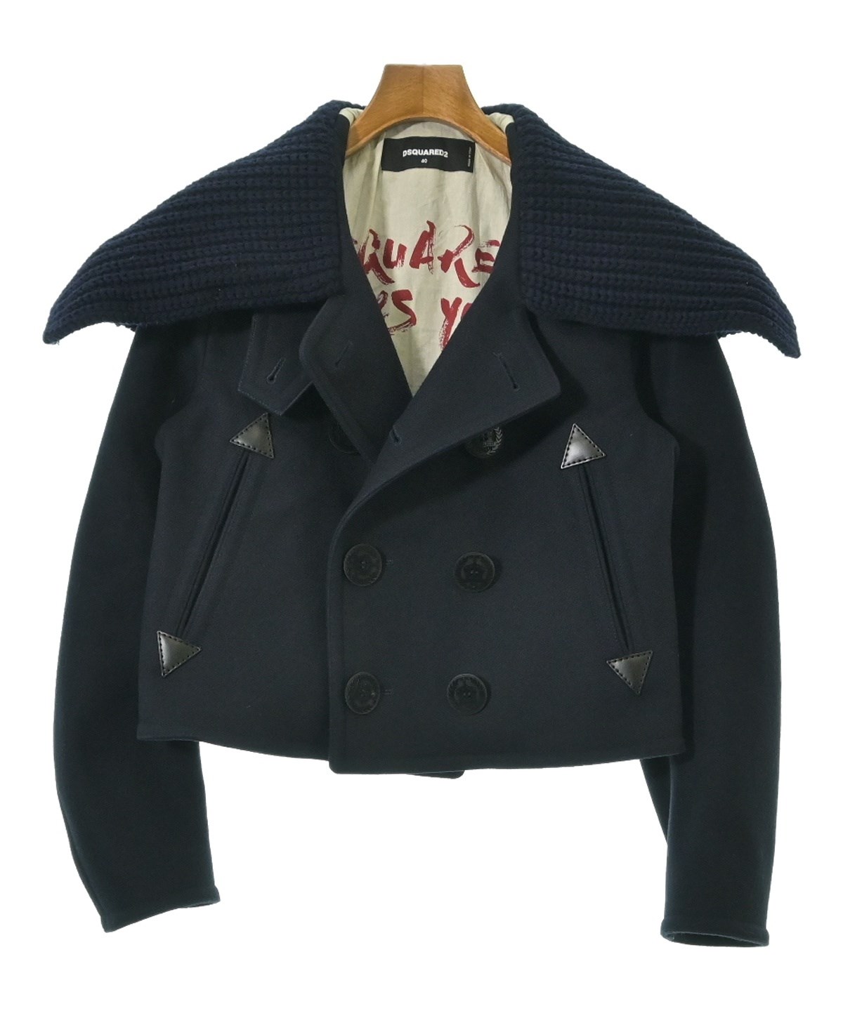 DSQUARED（ディースクエアード）ピーコート 紺 サイズ:40(M位