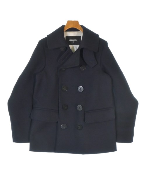 DSQUARED(ディースクエアード)ピーコート 紺 サイズ:46(M位)/2200668739023