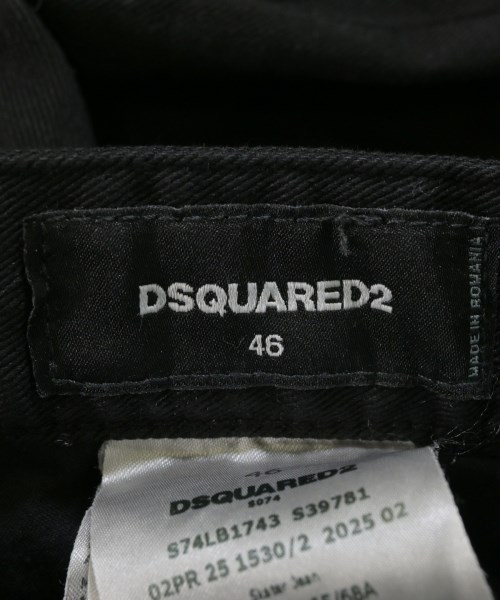 DSQUARED（ディースクエアード）デニムパンツ 黒 サイズ:46(M位) メンズ/2200671060039