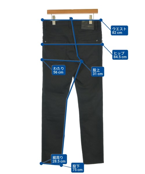 DSQUARED（ディースクエアード）デニムパンツ 黒 サイズ:46(M位) メンズ/2200671060039