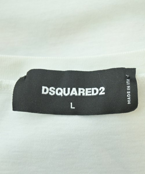 DSQUARED（ディースクエアード）Tシャツ・カットソー 白 サイズ:L メンズ/2200671717179