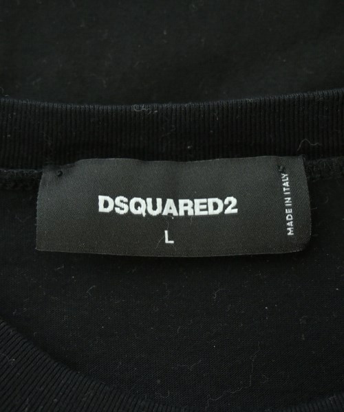 DSQUARED（ディースクエアード）Tシャツ・カットソー 黒 サイズ:L メンズ/2200671717193