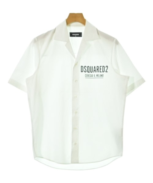 DSQUARED(ディースクエアード)カジュアルシャツ 白 サイズ:44(S位)/2200671717223
