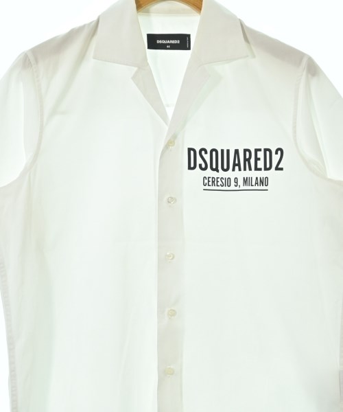 DSQUARED（ディースクエアード）カジュアルシャツ 白 サイズ:44(S位) メンズ/2200671717223