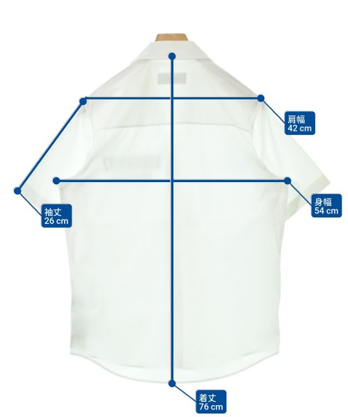 DSQUARED（ディースクエアード）カジュアルシャツ 白 サイズ:44(S位) メンズ/2200671717223