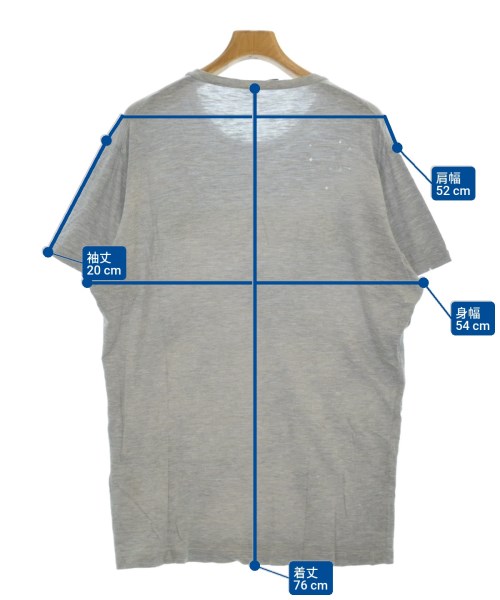 DSQUARED（ディースクエアード）Tシャツ・カットソー グレー サイズ:XL メンズ/2200672098086