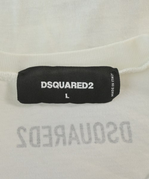 DSQUARED（ディースクエアード）Tシャツ・カットソー 白 サイズ:L メンズ/2200672098093
