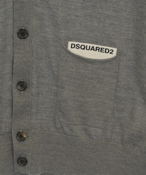 DSQUARED（ディースクエアード）カーディガン グレー サイズ:L メンズ/2200672098109