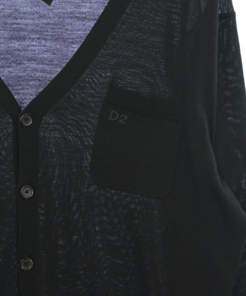 DSQUARED（ディースクエアード）カーディガン 黒 サイズ:XL メンズ/2200672098116