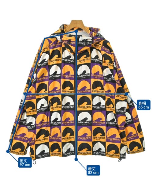 DSQUARED（ディースクエアード）マウンテンパーカー オレンジ サイズ:M メンズ/2200672098123