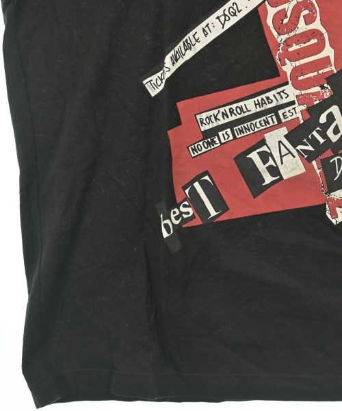 DSQUARED（ディースクエアード）Tシャツ・カットソー 黒 サイズ:M メンズ/2200672182020