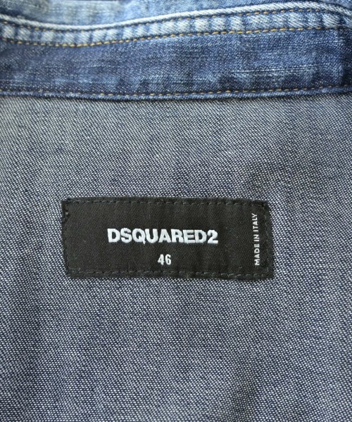 DSQUARED（ディースクエアード）カジュアルシャツ 紺 サイズ:46(M位) メンズ/2200730044024