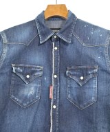 DSQUARED（ディースクエアード）カジュアルシャツ 紺 サイズ:46(M位) メンズ/2200730044024