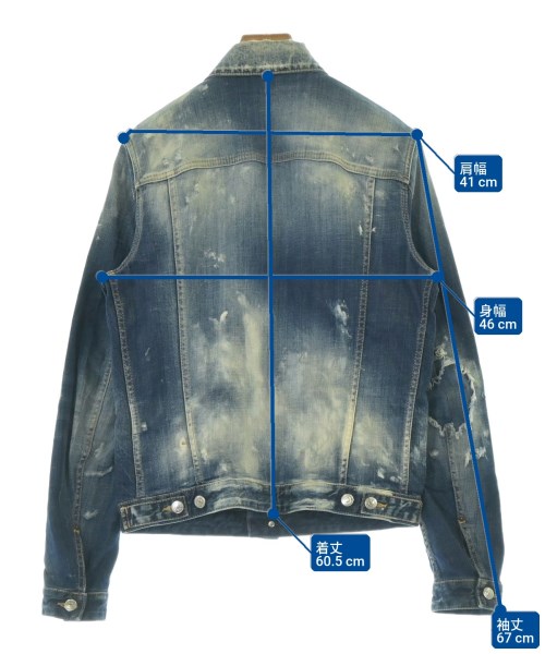 DSQUARED（ディースクエアード）デニムジャケット 青 サイズ:48(L位) メンズ/2200734559012