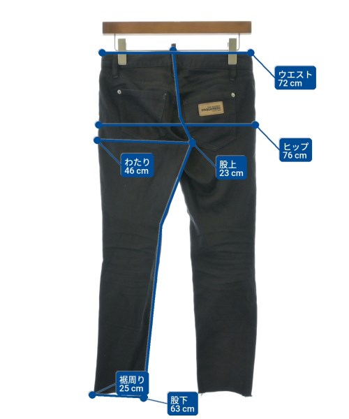 DSQUARED（ディースクエアード）その他 黒 サイズ:34(XXS位) レディース/2200735005068