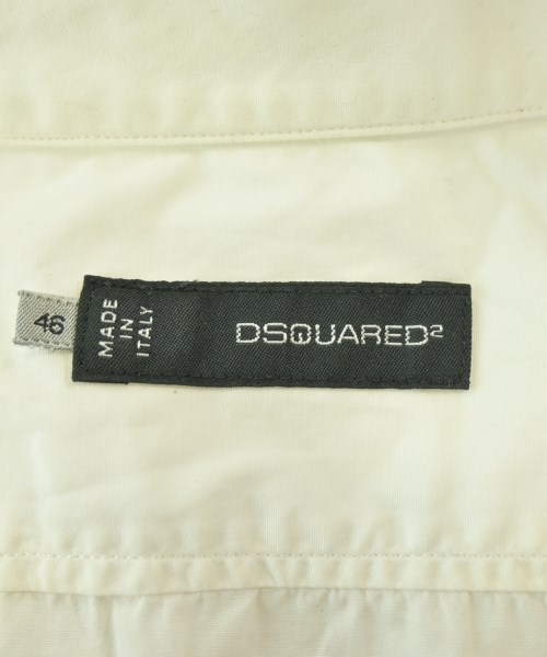 DSQUARED（ディースクエアード）カジュアルシャツ 白 サイズ:46(M位) メンズ/2200735247048