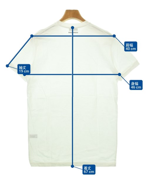 DSQUARED（ディースクエアード）Tシャツ・カットソー 白 サイズ:S メンズ/2200736171045