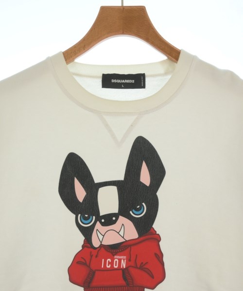 DSQUARED（ディースクエアード）スウェット 白 サイズ:L メンズ/2200736261012