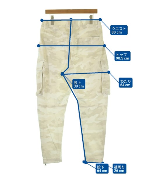 DSQUARED（ディースクエアード）カーゴパンツ 白 サイズ:46(M位) メンズ/2200736749015