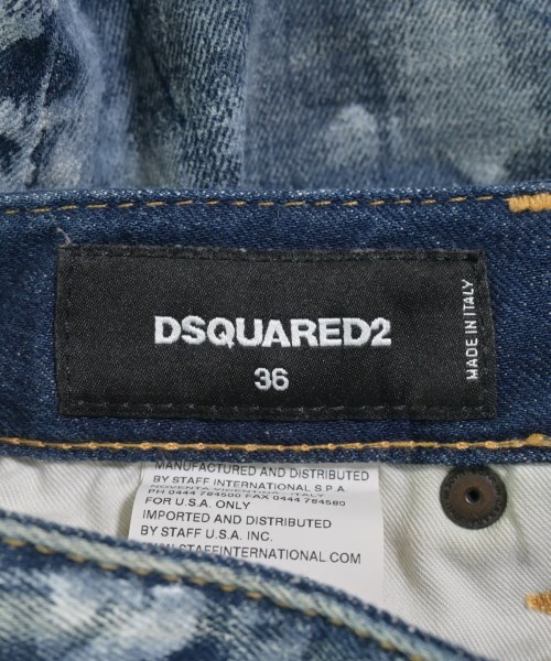 DSQUARED（ディースクエアード）デニムパンツ 紺 サイズ:36(XS位) レディース/2200718529048