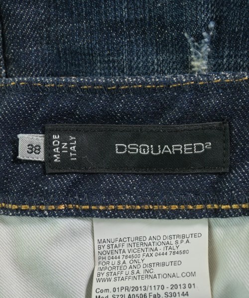 DSQUARED（ディースクエアード）デニムパンツ 紺 サイズ:38(S位) レディース/2200718529109